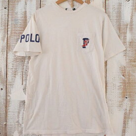 POLO Ralph Lauren ウイングフット ポケットTシャツ XL ポロ ラルフローレン 【古着】 【ヴィンテージ】 【中古】 【メンズ店】