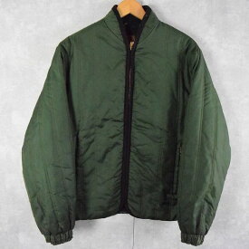 60's CAMPUS USA製 キルティングジャケット SIZE 38 60年代 60s キャンパス アメリカ製 緑 グリーン 【古着】 【ヴィンテージ】 【中古】 【メンズ店】
