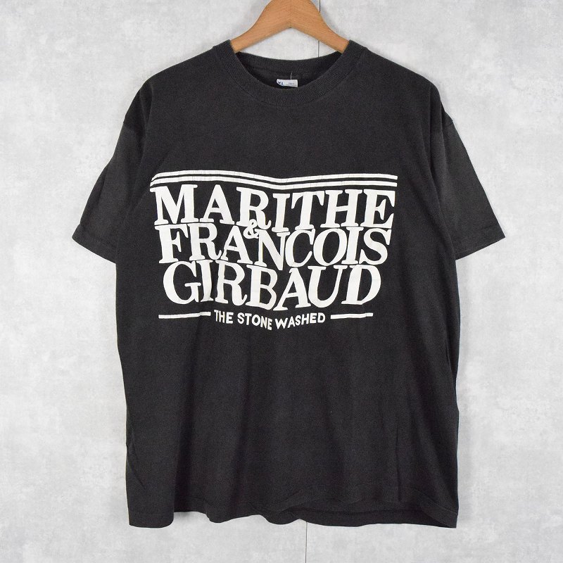 楽天市場】〜90's MARITHE FRANCOIS GIRBAUD ロゴプリントTシャツ XL 