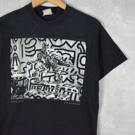 90's Keith Haring "ANNIE LEIBOVITZ" 写真家プリントTシャツ S 90年代 90s アニー・リーボヴィッツ フォトグラファー 【古着】 【ヴィンテージ】 【中古】 【メンズ店】