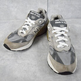 NEW BALANCE WR993 USA製 スニーカー 26cm ニューバランス ローカットスニーカー アメリカ製 グレー 【古着】 【ヴィンテージ】 【中古】 【メンズ店】