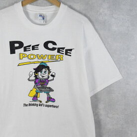 90's Family Computer Center "PEE CEE POWER" プリントTシャツ L 90年代 90s テック 企業 パソコン 【古着】 【ヴィンテージ】 【中古】 【メンズ店】
