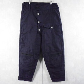 50's ROYAL NAVY "SUBMARINE" ARCTIC TROUSERS SIZE3A ミリタリー イギリス軍 イギリス海軍 50s 50年代 紺 ネイビー アークティックパンツ サブマリンパンツ ロイヤルネイビー 【古着】 【ヴィンテージ】 【中古】 【メンズ店】