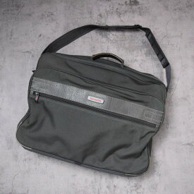 Samsonite ナイロンショルダーバッグ ハンドバッグ 2WAY ツーウェイ グレー ビジネスバッグ【古着】 【ヴィンテージ】 【中古】 【メンズ店】