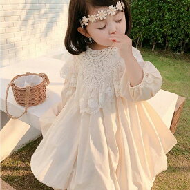 【楽天スーパーSALE】子供服 ワンピース ピアノ 発表会 結婚式 韓国子供服 女の子 秋服 長袖 レースワンピース キッズ 子供ドレス フォーマル 七五三 誕生日 子ども服 ベビー服 可愛い おしゃれ お姫様 新品 130cm 120cm 110cm 100cm 90cm