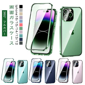 iphone16 �S�� �t���J�o�[ �P�[�X iphone16pro iphone16e iphone15 plus �S�ʕی�P�[�X �A���~�j�E�� �����K���X �N���A �J iphone14 ����