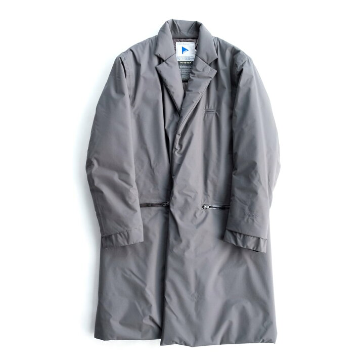 楽天市場 Sale 40 Off 02deriv Gore Tex Puff Coat Gray 02ディライヴ ゴアテックス パフ コート チェスターコート 中綿 メンズ 送料無料 Feel Easy Online