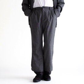 【SALE 30%OFF】 DISCOVERED 50' WOVEN SLACKS PANTS (BLACK) DC-SS22-PT-03 ディスカバード スラックス パンツ ウール シームアウト カットオフ セットアップ 日本製 メンズ 送料無料