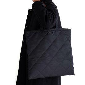 lownn Tote Bag (Black Quilted Nylon) FW22-TOTEB ローン トートバッグ トート キルティング ブラックバッグ モード 大容量 バッグ 鞄 海外ブランド フランス ユニセックス 送料無料