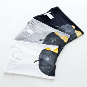 【SALE 30%OFF】 Dr.Franken Dr.T Time Chaser Apple (3色 White/Gray/Black) DF-PT103 ドクターフランケン ドクターT アップル りんご 時計 プリントT Tシャツ メンズ 送料無料