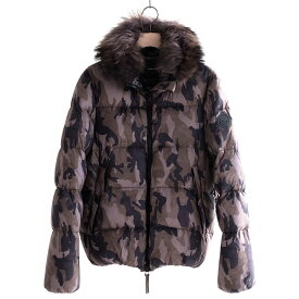 HYDROGEN Alberto Bresci AB103 DUVETICA DOWN JACKET (CAMOUFLAGE) 407-10012002 ハイドロゲン アルベルトブレーシ デュベティカ ファー マーマスキー ダウンジャケット メンズ 送料無料