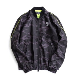 【SALE 30%OFF】 HYDROGEN ARMY BOMBER (BLACK CAMOUFLAGE) 210-21312001 ハイドロゲン アーミー ボンバー ブルゾン カモフラージュ メッシュ セットアップ イタリア メンズ 送料無料