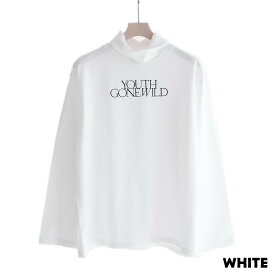 【SALE 30%OFF】 DISCOVERED “ YOUTH GONE WILD ” HIGHNECK CUTSEW (2色 WHITE/BLACK) DC-AW20-CU-03 ディスカバード ハイネック カットソー ビッグシルエット 日本製 メンズ 送料無料