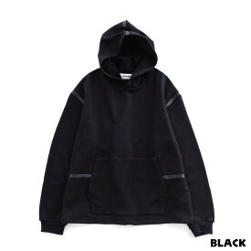 【SALE 30%OFF】 DISCOVERED B-7 PULL PARKA (2色) DC-AW20-CU-06 ディスカバード プルオーバー パーカー スウェット 裏毛 レザーテープ ビッグシルエット 日本製 メンズ 送料無料