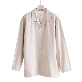 【SALE 50%OFF】 Snow Peak BAFU Cloth Shirt Jacket (2色) JK-21SU203 スノーピーク バフ クロス シャツジャケット 馬布 シャツ ジャケット 日本製 メンズ 送料無料