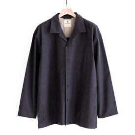 【SALE 30%OFF】 Snow Peak BAFU Cloth Shirt Jacket (2色) JK-21SU203 スノーピーク バフ クロス シャツジャケット 馬布 シャツ ジャケット 日本製 メンズ 送料無料