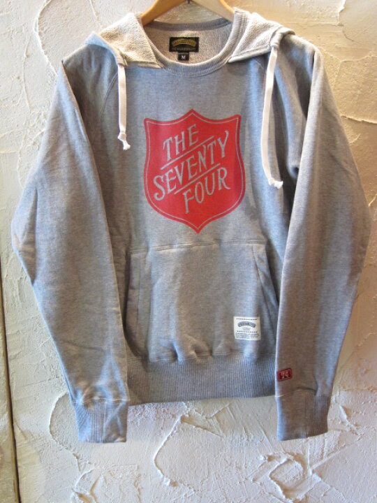 楽天市場】☆送料無料☆SEVENTY FOUR/PULLOVER SWEAT HOODY GRAY 