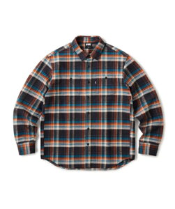 FTC/HEAVY PLAID NELL SHIRT ORANGE