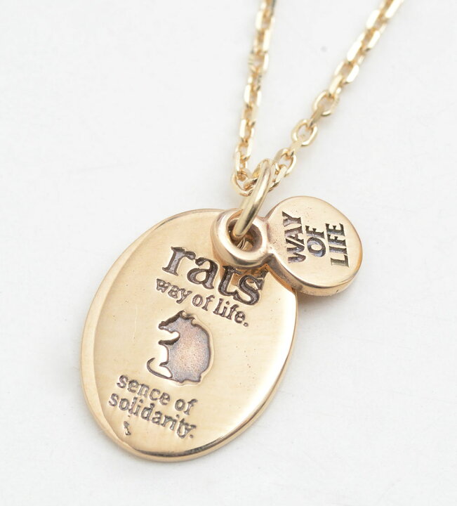 楽天市場】☆送料無料☆RATS ラッツ/DOG TAG NECKLACE GOLD : FeelFORCE