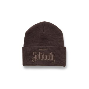 RATS/KNIT CAP SOLIDARITY BROWN