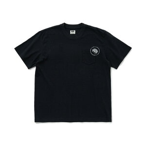RATS/CIRCLE POCKET T BACK PRINT BLACK