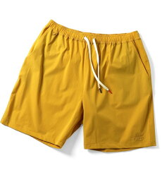 GYMMASTER/COMFY NYLON SHORTS MUSTARD