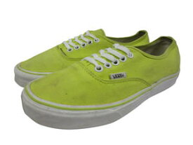 ★20%オフ クーポン 4/30 14時まで★【中古】 VANS AUTHENTIC/バンズ オーセンティック スニーカー SULPHER SPRING【US 6.5】【Women's US 8】【スケートシューズ】【あす楽対応】【古着屋mellow楽天市場店】