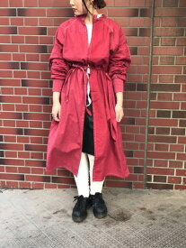 レディース DEAD STOCK VINTAGE DOCTOR SMOCK DRESS/ドクタースモックドレス レッド【SIZE:FREE】【ミリタリー】【古着屋mellow楽天市場店】【ワンピース】【メディカル】【後染め】【古着】【サージカルガウン】【スポンテニアス】