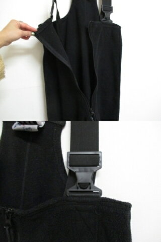 米軍ミリタリーPOLARTECポーラテックECWCSパンツ用ライナーフリースオーバーオールU.S.ArmyMilitaryLinerFleeceOVERALLサイズ:SMALL,MEDIUM,LARGEブラック【古着】古着【中古】中古mellow【あす楽対応】【古着屋mellow楽天市場店】