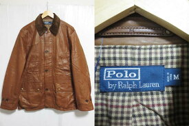 ★30%オフ クーポン 4/30 14時まで★【サンプル品】POLO Ralph Lauren Burham Leather Car Coat ラルフローレン ラムレザー バーハム レザーカーコート 表記(M)【新品】【古着屋mellow楽天市場店】