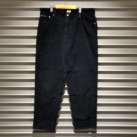 カルバンクライン Calvin Klein Jeans コーデュロイパンツ テーパード サイズ：W38.5 L32.5 ブラック【中古】