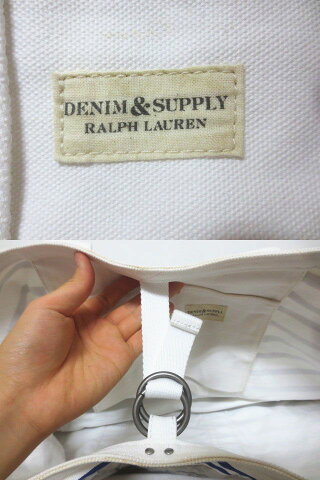 デニム&サプライラルフローレン/DENIM&SUPPLYRALPHLAURENボーダー柄キャンバストートバッグホワイト×ブルー【新品】新品mellow【あす楽対応】【smtb-m】【古着mellow楽天市場店】