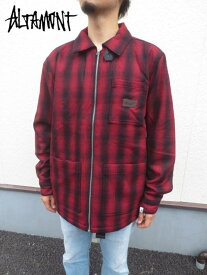 【50％オフ★お得なクーポンあり】ALTAMONT DARK DAYS JACKET/オルタモント チェック柄 裏地キルティング ジャケット サイズ：XL カラー：レッド×ブラック【3130002308】【シャドーチェック】【新品】 新品 mellow 【BIG SIZE/ビッグサイズ】【あす楽対応】【古着屋mello