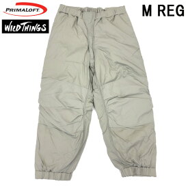 【Deadstock】アメリカ製 "WILDTHINGS" U.S. ARMY ECWCS GEN III LEVEL7 PRIMALOFT PANTS アメリカ軍 プリマロフト パンツ ワイルドシングス製 サイズ：M REG グレー デッドストック Made in U.S.A あす楽対応 【新古品】