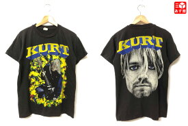 【ゆうパケット対応】カート・コバーン/Kurt Cobain 両面プリント バンド Tシャツ 半袖 サイズ：M　ブラック【新品】 新品 mellow 【あす楽対応】【古着屋mellow楽天市場店】