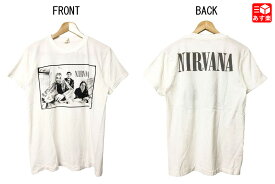 【ゆうパケット対応】NIRVANA /ニルヴァーナ 両面プリント バンド Tシャツ 半袖 サイズ：M　ホワイト【新品】 新品 mellow 【あす楽対応】【古着屋mellow楽天市場店】