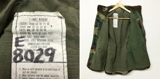 83年製アメリカ軍U.S.ARMYM-65ウッドランドカモフィールドジャケットサイズ:X-SMALLREGULAR【ミリタリージャケット】【古着】古着【中古】中古mellow【あす楽対応】【古着屋mellow楽天市場店】