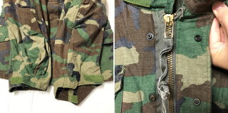 83年製アメリカ軍U.S.ARMYM-65ウッドランドカモフィールドジャケットサイズ:X-SMALLREGULAR【ミリタリージャケット】【古着】古着【中古】中古mellow【あす楽対応】【古着屋mellow楽天市場店】