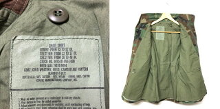 91年製アメリカ軍U.S.ARMYM-65ウッドランドカモフィールドジャケットサイズ:SMALL-SHORT【ミリタリージャケット】【古着】古着【中古】中古mellow【あす楽対応】【古着屋mellow楽天市場店】