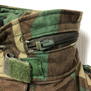 91年製アメリカ軍U.S.ARMYM-65ウッドランドカモフィールドジャケットワッペン付きサイズ:MEDIUM-LONG【ミリタリージャケット】【古着】古着【中古】中古mellow【あす楽対応】【古着屋mellow楽天市場店】
