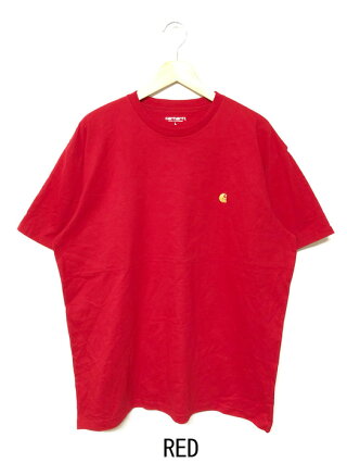 【ゆうパケット対応】カーハート/Carharttワンポイント刺繍Tシャツ半袖サイズ:XS,S,Lカラー:BLACK,RED,DEEPGREEN,NAVY【新品】新品mellow【あす楽対応】【古着mellow楽天市場店】