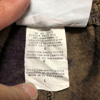 チャンピオン/ChampionTIEDYEsweatpantsタイダイ柄スウェットパンツワンポイント実寸:W29〜W36位パープル×ブラック【古着】古着【中古】中古mellow【あす楽対応】【古着屋mellow楽天市場店】