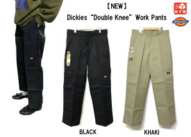 【30％オフ★お得なクーポンあり】Dickies "Doubleknee" Work Pants LOOSE FIT　ディッキーズ ダブルニー ワークパンツ ルーズフィット　サイズ(表記)：31×30, 32×30, 34×30, 36×30 カラー：KHAKI, BLACK【85283KH】【85283BK】【新品】 新品 mellow 【あす楽対応】【