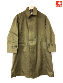 【Deadstock】50's Canadian Army Gabardine Rain Coat カナダ軍 ギャバジン ステンカラー レインコート 無地　サイズ：0 オリーブ系 デッドストック【新古品】新古品 mellow【あす楽対応】【古着 mellow楽天市場店】