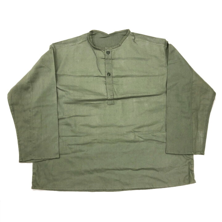 美品】ロシア軍 スリーピングシャツ オリーブグレー 楽天市場】【Deadstock】Russian Army Sleeping Shirt ロシア軍  ヘンリーネック スリーピング シャツ プルオーバー 長袖 無地 サイズ：58-4 オリーブ系【新古品】新古品 デッドストック mellow【古着  mellow楽天市場店 ... 【美品】ロシア軍 スリーピングシャツ オリーブグレー