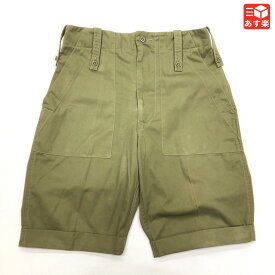 【USED】"Remake" British Army Light Weight Fatigue Short Pants リメイク イギリス軍 ライトウェイト ファティーグ ショートパンツ size：75/88/104, 80/80/96, 85/84/100, 85/88/104 オリーブ【古着】 古着 【中古】 中古 mellow【あす楽対応】【古