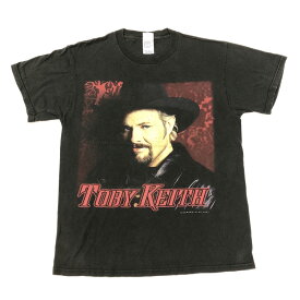 ★20%オフ クーポン 4/2 14時まで★【ゆうパケット対応】トビー・キース Toby Keith " I Wanna Talk About Me" アーティスト Tシャツ 半袖 両面プリント　サイズ：M　ブラック 【古着】 古着 【中古】 中古 mellow 【あす楽対応】【古着屋mellow楽天市場店】