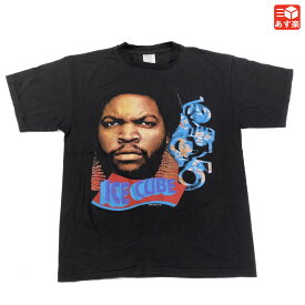 【30％オフ★お得なクーポンあり】【ゆうパケット対応】ICE CUBE/アイス・キューブ Tシャツ 半袖 両面プリント　サイズ：XL　ブラック【新品】 新品 mellow 【あす楽対応】【古着屋mellow楽天市場店】