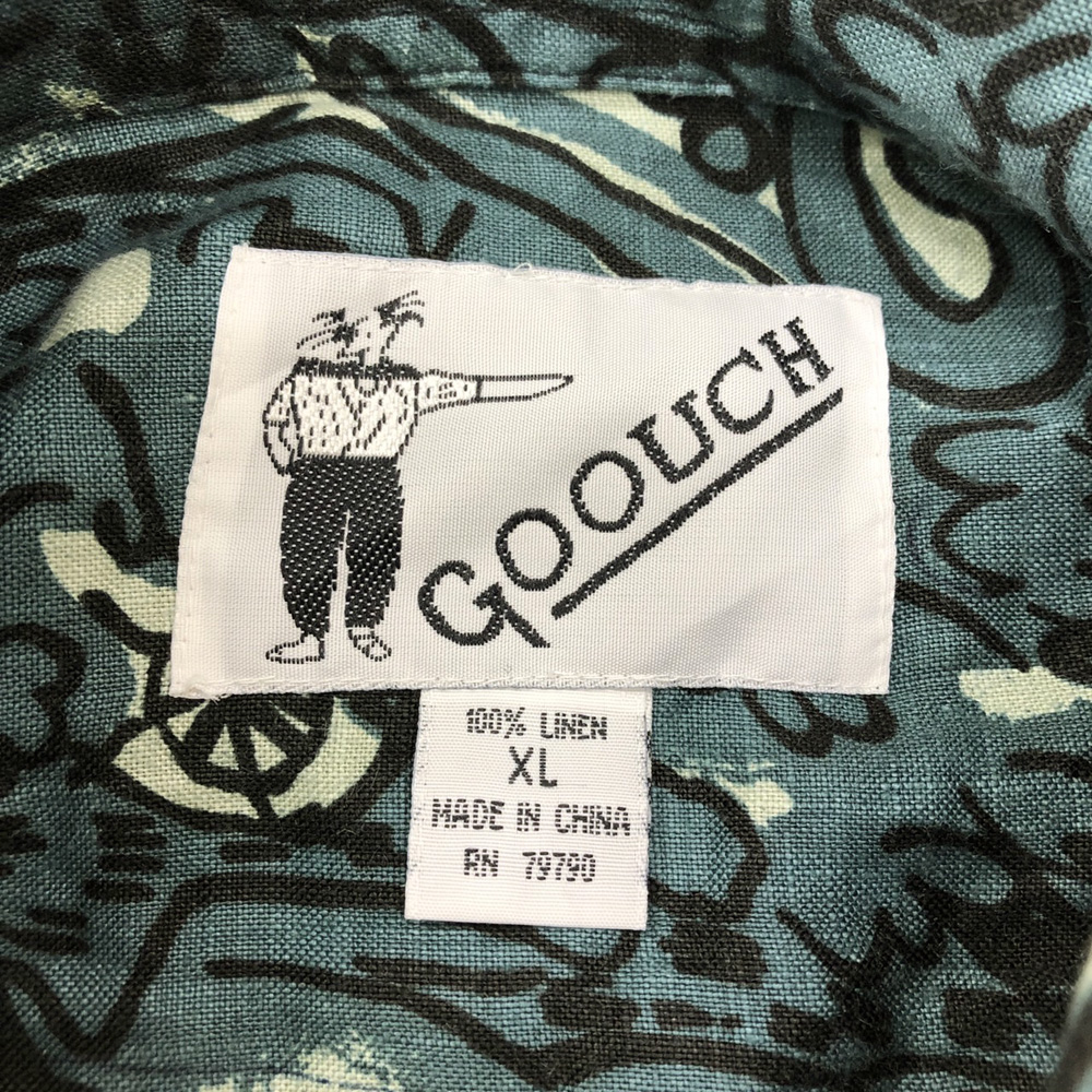 楽天市場】【Deadstock】90's GOOUCH Linen L/S Shirt グーチ リネン 