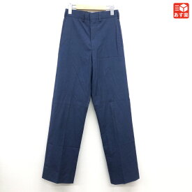 ★10%オフ クーポン 4/30 14時まで★【USED】80's U.S. ARMY Dress Pants アメリカ軍 U.S.A.F ポリ×ウール ドレスパンツ スラックス 無地　実寸：W26 L30 ネイビー【古着】 古着 【中古】 中古 mellow【あす楽対応】【古着 mellow楽天市場店】